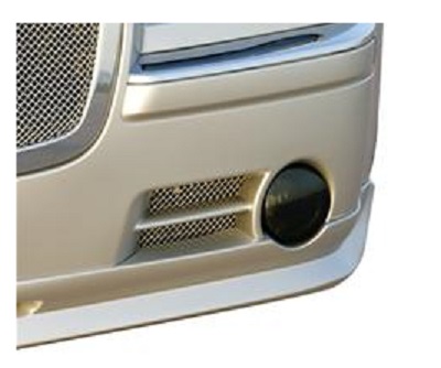 GTS Carbon Fiber Fog Light Covers 08-14 Dodge Challenger - Click Image to Close